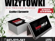 Wizytówki Nowy Sącz, Banery, Naklejki, Drukarnia Nowy Sącz